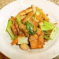 akiko_ara's cooksnap of when they made 中華風♪厚揚げと小松菜のトマトチリ.
