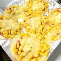 ★あゅ汰★'s cooksnap of when they made 餃子の皮でマヨコーンピザ.