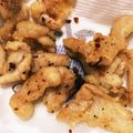 あちる☆'s cooksnap of when they made おうち居酒屋♪ピリ辛鶏皮ペペロンチーノ.