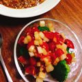 ayakanaka's cooksnap of when they made トマトとセロリのわさび醤油サラダ.