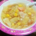 ＠まるまろ's cooksnap of when they made 野菜たっぷり♡ミネストローネ.