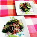 SP♪'s cooksnap of when they made 速攻完成！きゅうりとわかめの柚子胡椒和え.