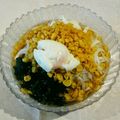 ぽんこ♡'s cooksnap of when they made 温玉の冷やしたぬきそば.