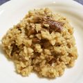 ogamonja's cooksnap of when they made 濃厚！ポルチーニ茸のチーズリゾット！.