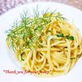 keiO3's cooksnap of when they made リングイーニ香草レモンソース.