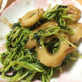 ★しおP's cooksnap of when they made 豆苗とちくわのマヨ炒め.