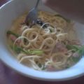 ひトみ's cooksnap of when they made 鮭のクリームソース・パスタ.