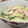 わにかり's cooksnap of when they made 玉ねぎレタス胡瓜の辛子マヨサラダ❤️.