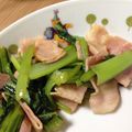 weeta_bix's cooksnap of when they made ゴマ油で！小松菜のしゃきっとベーコン炒め.