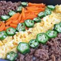 こはる・▽・'s cooksnap of when they made ♡かわいいそぼろ丼♡.