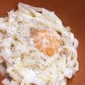 めいく's cooksnap of when they made 絶品～♡チーズ釜玉うどん.
