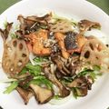 おもち♪♫'s cooksnap of when they made サーモンサラダ塩麹ダレ美味しくダイエット.