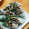 ハチワレねこ's cooksnap of when they made ひじきと切干大根の生春巻き.