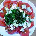わらいおん's cooksnap of when they made モッツァレラチーズとトマトの簡単サラダ☆.