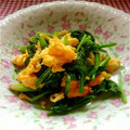めみたん☆'s cooksnap of when they made 綺麗にできる☆ほうれん草と卵の炒め物.