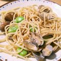an_zuちゃん's cooksnap of when they made あさりとそら豆のパスタ.