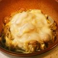 ぽ（・囚・）ん's cooksnap of when they made 簡単♪エノキと卵と玉ねぎのチーズ焼き.
