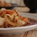 エイトビート's cooksnap of when they made 汁だくの白たき、白菜、豚肉コチジャン煮.