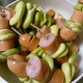 そっくりももんちゃん's cooksnap of when they made 空豆とひとくちフランクの串揚げ天ぷら♪.