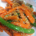 クック5N6VZL☆'s cooksnap of when they made ＊さやいんげんと人参のゴマかつお節和え＊.