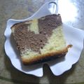 ぷるでんてううか's cooksnap of when they made ゆかちゃんに贈る♪　マーブルケーキ.
