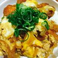 まいげん's cooksnap of when they made 楽ちん♪すき焼きのタレでキャベツ盛かつ丼.