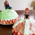 クッキー研究家's cooksnap of when they made アナと雪の女王 戴冠式のドームケーキ.