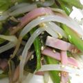 海芽絵留's cooksnap of when they made ブロッコリーの茎ともやしの中華サラダ.