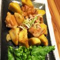 ニュー餅's cooksnap of when they made 鶏ももとさつまいもの特製ハニーチリソース.