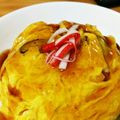 myとんすけ's cooksnap of when they made 簡単♪天津飯【カニかま】.