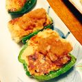 ru_tan54's cooksnap of when they made 肉ナシ！ピーマンの肉詰め♪.