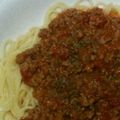 てんとうむしのひろ's cooksnap of when they made 簡単！！絶品ミートソースパスタ.