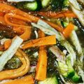 クックPZD156☆'s cooksnap of when they made がごめ昆布✿するめ＆キュウリ✿松前漬風.