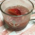 クック5KQU1U☆'s cooksnap of when they made フレッシュイチゴで簡単★イチゴゼリー.