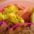 ゆずゆmama's cooksnap of when they made 簡単！おさかなのソーセージの葱卵炒め.