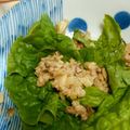 もぐもぐ1975's cooksnap of when they made たけのこたっぷり♪肉味噌のサラダ菜包み.
