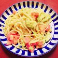 14kohi's cooksnap of when they made アボカドとトマトの和風冷製パスタ.
