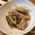 クックJLJPFF☆'s cooksnap of when they made 彼氏喜ぶご飯25かぼちゃ蓮根鶏肉の煮物.