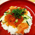 ◆Samantha◆'s cooksnap of when they made 実家の味♪鮭といくらの混ぜ寿司☆簡単☆.