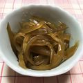 ちょこぱいん's cooksnap of when they made コリコリ美味しい･･茎わかめの佃煮～♪.
