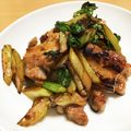 yjunjun's cooksnap of when they made 豚バラ肉とセロリのハチミツ生姜炒め。.