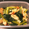 shiro_kon's cooksnap of when they made ちくわと油揚げと小松菜の煮物.