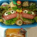 ☆ゆかねえさん☆'s cooksnap of when they made キャラ弁＊簡単♪ホットドッグデコおにぎり.