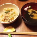 Chikagaeru's cooksnap of when they made 土鍋でご飯♪たけのこご飯.