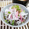 ＴＯＭＯＷＡＴ's cooksnap of when they made 時短！旬のしらすゆかり丼.