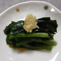 めなよ's cooksnap of when they made ニラのおひたし.