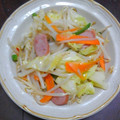 SoraｰRyu's cooksnap of when they made キャベツとウインナーの簡単炒め.