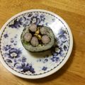 mamarin1's cooksnap of when they made 【おもてなしにオススメ！】お花の巻き寿司.