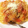 ＊まりえん＊'s cooksnap of when they made 生のトマトを使った簡単トマトパスタ.
