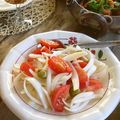 ルロワ・モワ's cooksnap of when they made スペイン風・新玉ねぎとオリーブのサラダ.